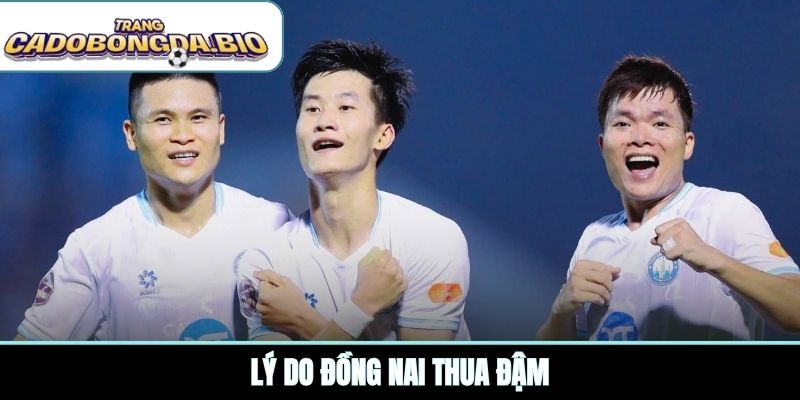 Lý do Đồng Nai thua đậm