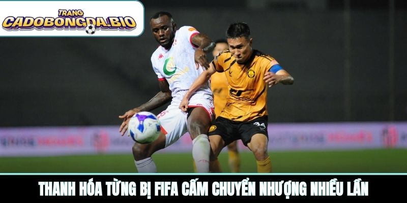 Thanh Hóa từng bị FIFA cấm chuyển nhượng nhiều lần
